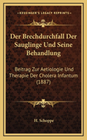 Der Brechdurchfall Der Sauglinge Und Seine Behandlung: Beitrag Zur Aetiologie Und Therapie Der Cholera Infantum (1887)