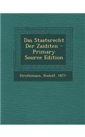 Das Staatsrecht Der Zaiditen