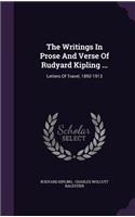 The Writings In Prose And Verse Of Rudyard Kipling ...: Letters Of Travel, 1892-1913