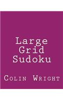 Large Grid Sudoku: Fun, Large Print Sudoku Puzzles