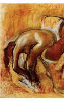 "After Bathing Woman Drying Herself" by Edgar Degas: Journal (Blank / Lined)