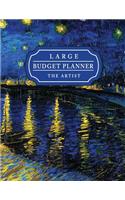 Large Budget Planner the Artist: Van Gogh Art Design (8.5x11 Inches): Expense Tracker for 24 Months