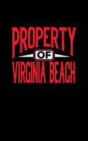 Property of Virginia Beach: 6x9 - notebook - 120 pages - lined