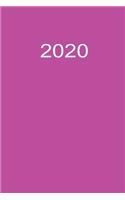 2020: Terminbuch 2020 A5 Lila