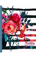 Monthly Budget Planner: 8.5 x 11 30 Month Budget Money Tracker With Weekly Notes And Savings Notes