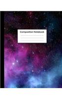 Composition Notebook: College Rule, Cosmic Stardust Outer Space - Journal for Girls and Boys, Kids, School, Students and Teachers - 8 x 10, 100 College Ruled Pages