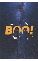 Boo! Halloween Holiday - Bats Ghosts Spiders Journal