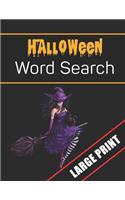 Halloween Word Search Large Print: 96 Word Search Activities for Everyone (Holiday Word Search)