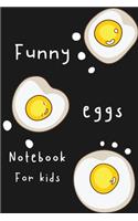 Funny egg notebook for kids