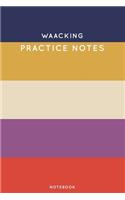 Waacking Practice Notes: Cute Stripped Autumn Themed Dancing Notebook for Serious Dance Lovers - 6"x9" 100 Pages Journal