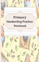 Primary Handwriting Practice Notebook: Dotted Mid-Line Notebook, Handwriting Printing Book, Blank Writing Book for Kindergarten, Preschool to K3 Students, Handwriting Notebook With Dotted(24 Writing Exercise)