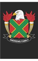 Andrews: Andrews Coat of Arms and Family Crest Notebook Journal (6 x 9 - 100 pages)