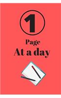 1 page at a day
