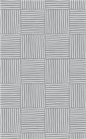 Slate Gray Stripe Weave - Lined Notebook with Margins - 5x8