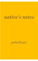 Native's Notes