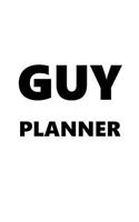 2019 Daily Planner For Men Guy Planner Black Font White Design 384 Pages