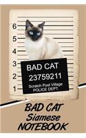 Bad Cat Siamese Notebook