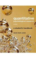 Quantitative Psychological Research: The Complete Student's Companion