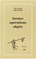 Formes, Operations, Objets