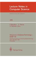 Advances in Database Technology - Edbt '90: International Conference on Extending Database Technology. Venice, Italy, March 26-30, 1990, Proceedings.