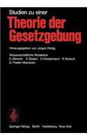 Studien Zu Einer Theorie Der Gesetzgebung