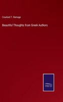 Beautiful Thoughts from Greek Authors