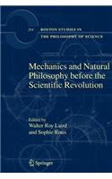 Mechanics and Natural Philosophy Before the Scientific Revolution