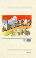 Vintage Lined Notebook Greetings from Arkansas