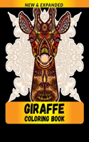 Giraffe Coloring Book: Stress Relieving Animals Designs