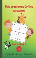 Mes premières grilles de sudoku pour enfants dès 6 ans - 210 grilles 4X4 de très facile à difficile: Grilles de sudoku pour démarrer - solutions à la fin du livre