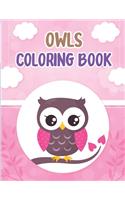 Owls Coloring Book