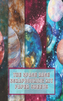 The space race scrapbooking kit paper sheet