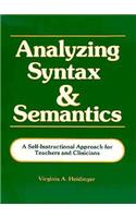 Analyzing Syntax & Semantics Textbook