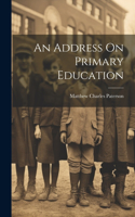 Address On Primary Education