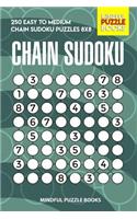 Chain Sudoku: 250 Easy to Medium Chain Sudoku Puzzles 8x8(54 Chain Puzzles)