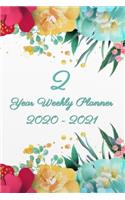 2 Year Weekly Planner 2020 - 2021