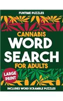 Cannabis Word Search For Adults