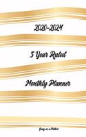 2020-2024 Busy as a Mother 5-Year Ruled Monthly Planner: Five Years Monthly Calendar Planner 60 Months Planner and Calendar January 2020 to December 2024 Monthly Calendar Planner For Academic Agenda Schedu