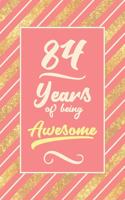 84th Birthday Journal