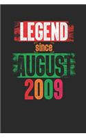 Legend Since August 2009