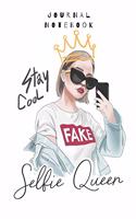 Journal Notebook - Stay Cool - Selfie Queen