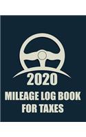 Mileage log book for Taxes 2020