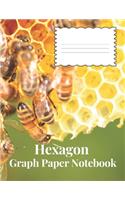 Hexagon Graph Paper Notebook (Large) 120 Pages 8.5" X 11"
