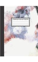 Composition Notebook: Blank Lined Notebook for School/Homework College Ruled Colorful Marble