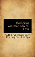 Memorial Volume