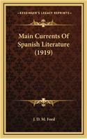 Main Currents of Spanish Literature (1919)