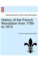 History of the French Revolution from 1789 to 1814