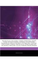 Articles on Macrocycles, Including: Corrin, Porphyrin, Crown Ether, Phthalocyanine, Catenane, Cyclodextrin, Valinomycin, Molecular Knot, Cucurbituril, Civetone, Cavicularin, Corrole, M
