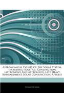 Articles on Astronomical Events of the Solar System, Including