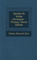 Epistola de Avibus Germaniae